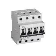   KMB6-B6/4 kismegszakító, 4 pólus, B 6A, 400 AC, 6000 A, IP20                                          KAN32592