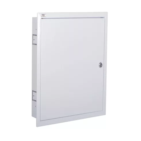 KP-DB-I-MF-324 fém elosztó doboz, kapcsolószekrény, 3x24P, IP30, acél, fehér                          KAN32640