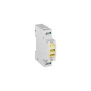  KLI-3Y hálózati feszültség jelző, visszajelző relé, TH35 sínre, 1 modul, 2,5A, 230AC, IP20, fehér     KAN32895