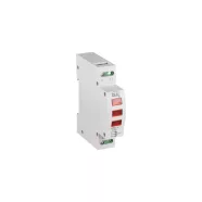   KLI-3R hálózati feszültség jelző, visszajelző relé, TH35 sínre, 1 modul, 2,5A, 230AC, IP20, fehér     KAN32896