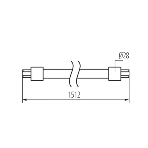 T8 LED GLASSv4 22W-CW fényforrás                                                                      KAN33219