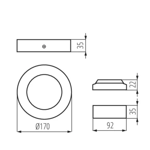 CARSA V2LED 12W-NW-B lámpa                                                                            KAN33532