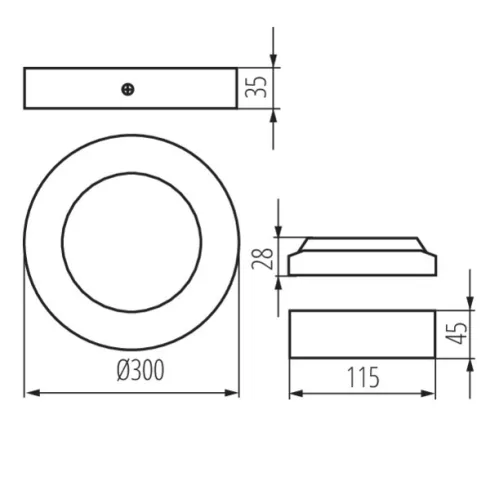 CARSA V2LED 24W-NW-W lámpa                                                                            KAN33541