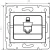 LOGI 02-1390-042 fekete számítógép-csatlakozó (2x RJ45Cat 5e Jack)                                    KAN33585