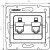 LOGI 02-1420-042 fekete dupla számítógép-csatlakozó (2x RJ45Cat 6 Jack)                               KAN33595