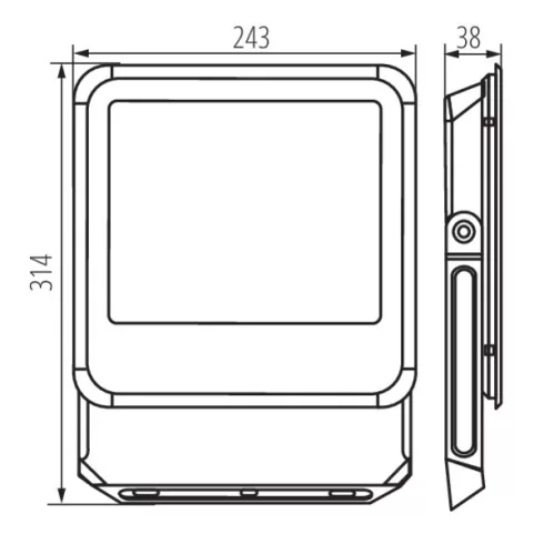 IQ-LED FL-90W-NW reflektor                                                                            KAN33884