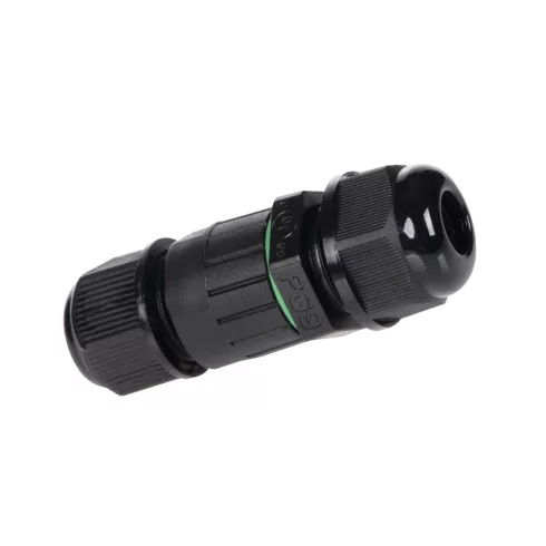 IQ-LED FLN QCI 3x1MM2 csatlakozó, tömszelence, 5A, 6-7,5mm2, IP68, fekete                             KAN33897