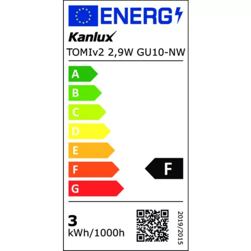 TOMIv2 2,9W GU10-NW fényforrás                                                                        KAN34964