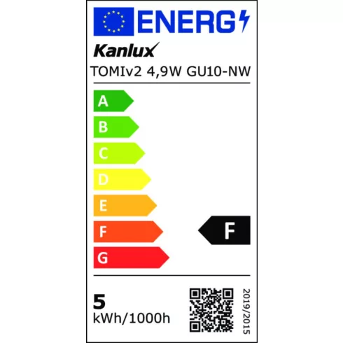 TOMIv2 4,9W GU10-NW fényforrás                                                                        KAN34967