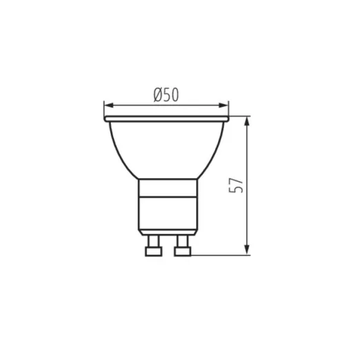 IQ-LEDDIM GU10 7W-NW fényforrás                                                                       KAN35247