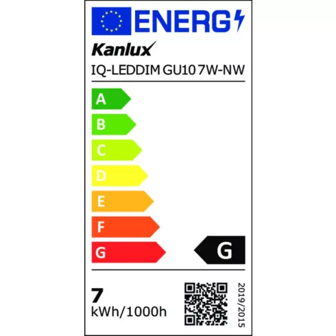 IQ-LEDDIM GU10 7W-NW fényforrás                                                                       KAN35247