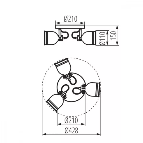 DERATO EL-3O W-SR lámpa E14                                                                           KAN35645