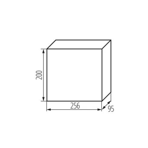 DB112S 1X12P/SMD-P falon kívüli doboz, 12P, 650°C hőállóság, 1 soros, 63A, IP40, fehér                KAN36417