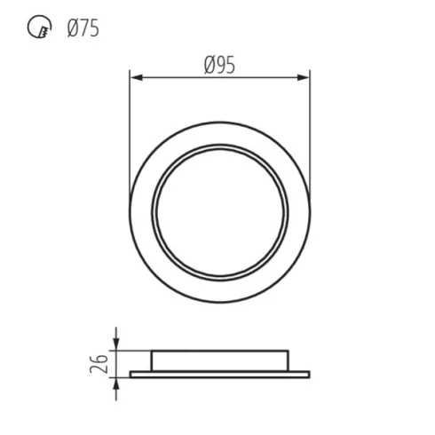 TAVO LED DO 5W-NW lámpa                                                                               KAN36510
