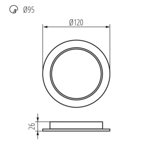 TAVO LED DO 9W-NW lámpa                                                                               KAN36511