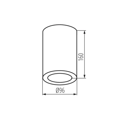 AQILO E27 IP65 DSO-W lámpa                                                                            KAN36644
