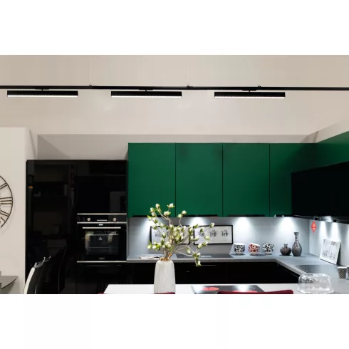 HR-LL-NW-B-RM lámpatest, TEAR sínre, max.23W, 2800lm, 4000K, NW, IP20, fekete                         KAN37147