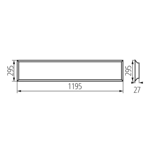BLINGO U34W 4080 120N lámpa, UGR<19                                                                   KAN37175
