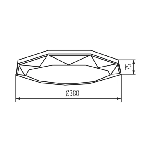 CARVO LED 17,5W NW lámpa, max.17,5W, 1320lm, 4000K, NW, IP20, fehér                                   KAN37321