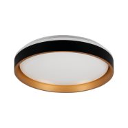   SOLN LED 17,5W NW B/G mennyezeti lámpa, 945 lm, 4000 K, IP20, fekete/arany                            KAN37324
