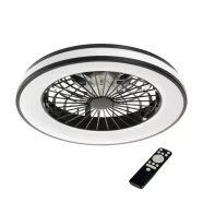   PLAVE LED CCT+RGB lámpa + ventilátor, távirányító, 48W, 1032/2110/1154lm, 3000/4000/6000K/RGB, IP20   KAN38034