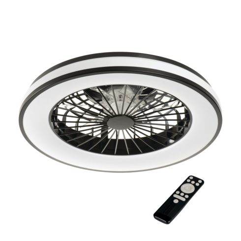 PLAVE LED CCT+RGB lámpa + ventilátor, távirányító, 48W, 1032/2110/1154lm, 3000/4000/6000K/RGB, IP20   KAN38034