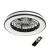 PLAVE LED CCT+RGB lámpa + ventilátor, távirányító, 48W, 1032/2110/1154lm, 3000/4000/6000K/RGB, IP20   KAN38034