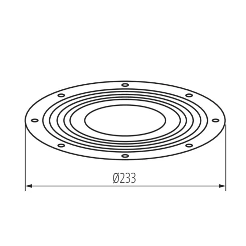 HBPHS LENS 150W 120D lencse, csarnokvilágító lámpatesthez (150W)                                      KAN38139