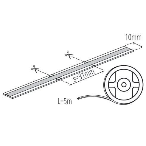 LCOB 15W/M 24 IP00RGB LED szalag                                                                      KAN38430