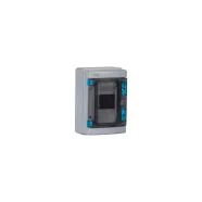   KDB-IP65-S04T elosztódoboz, 4P, 1 sor, UV-álló, IP65, szürke                                          KAN38450