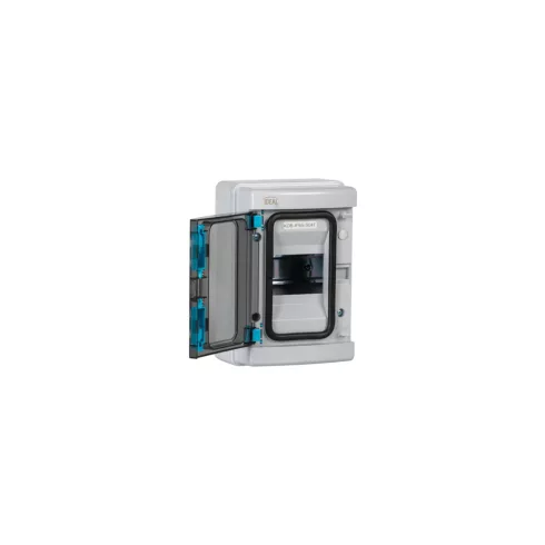 KDB-IP65-S04T elosztódoboz, 4P, 1 sor, UV-álló, IP65, szürke                                          KAN38450