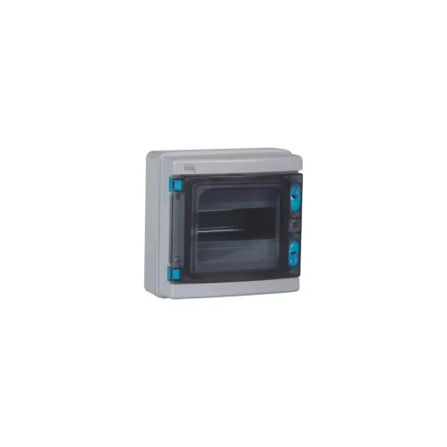 KDB-IP65-S08T elosztódoboz, 8P, 1 sor, UV-álló, IP65, szürke                                          KAN38451