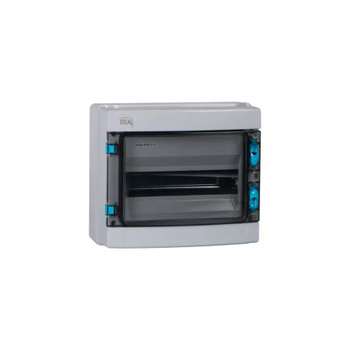 KDB-IP65-S12T elosztódoboz, 12P, 1 sor, UV-álló, IP65, szürke                                         KAN38452