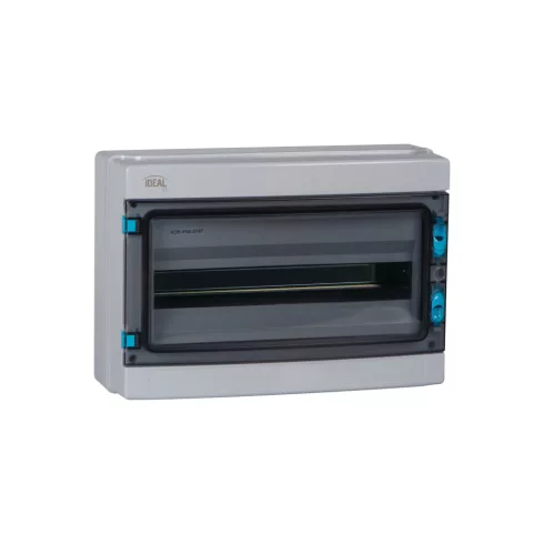 KDB-IP65-S18T elosztódoboz, 18P, 1 sor, UV-álló, IP65, szürke                                         KAN38453