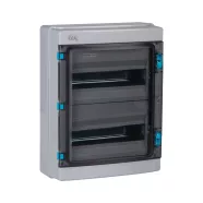   KDB-IP65-S26T elosztódoboz, 2x13P, 2 sor, UV-álló, IP65, szürke                                       KAN38454