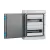 KDB-IP65-S26T elosztódoboz, 2x13P, 2 sor, UV-álló, IP65, szürke                                       KAN38454