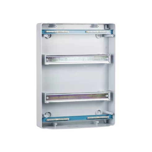KDB-IP65-S26T elosztódoboz, 2x13P, 2 sor, UV-álló, IP65, szürke                                       KAN38454