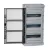 KDB-IP65-S36T elosztódoboz, 3x12P, 3 sor, UV-álló, IP65, szürke                                       KAN38455