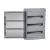 KDB-IP65-S54T elosztódoboz, 3x18P, 3 sor, UV-álló, IP65, szürke                                       KAN38456
