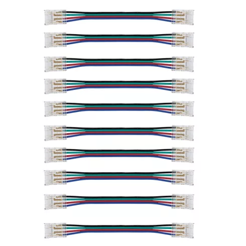 CON P 10 RGB CPC összekötő, LED szalaghoz, max.2A, IP20, 10 db/csomag                                 KAN38476