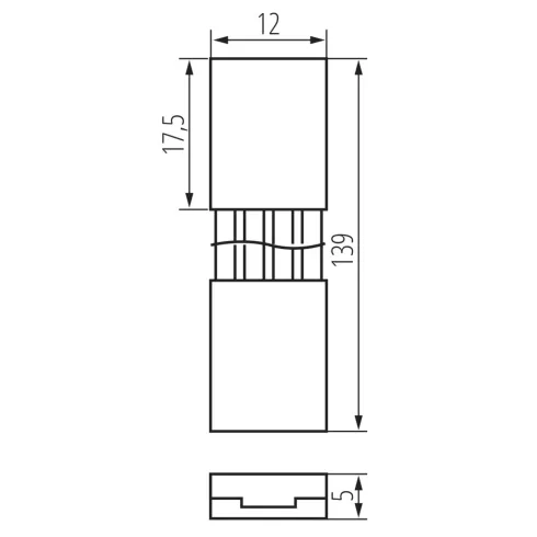CON P 10 RGB CPC összekötő, LED szalaghoz, max.2A, IP20, 10 db/csomag                                 KAN38476