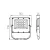 ACETE 20W CCT GR reflektor, 1850-2160 lm, 3000-6500 K, IP65, F, szürke                                KAN38491