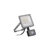   ACETE 10W CCT SE GR mozgásérzékelős reflektor, PIR 120-fok, 860-1080 lm, 3000-6500 K, IP44, F, szürk  KAN38495