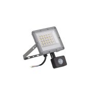   ACETE 20W CCT SE GR mozgásérzékelős reflektor, PIR 120-fok, 1850-2160 lm, 3000-6500 K, IP44, F, szür  KAN38496