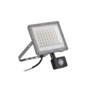   ACETE 30W CCT SE GR mozgásérzékelős reflektor, PIR 120-fok, 2400-3240 lm, 3000-6500 K, IP44, F, szür  KAN38497