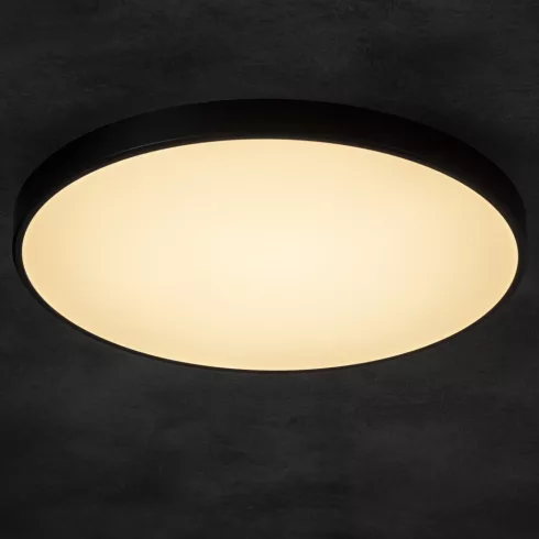 SMART PLAFON 20W CCTDIM B LED mennyezeti lámpa, WIFI 2,4 GHz, 1920-2060 lm, 3000-6500 K, IP20, feket  KAN38610