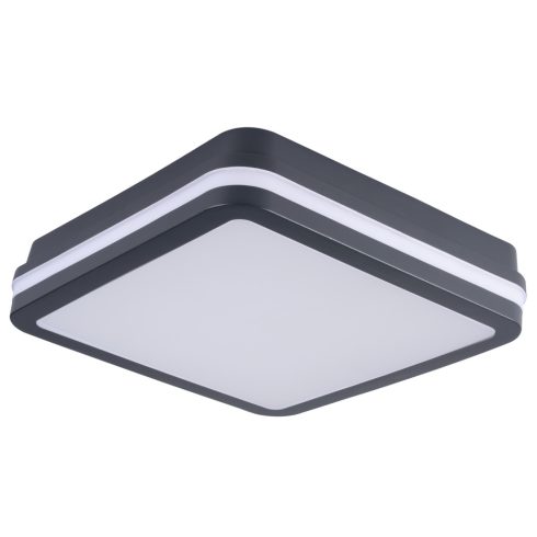 BENO 24-30W CCT-L G lámpa, max. 24/30 W, 3000-4000 K, max. 2690-2940 lm, IP65, négyzet, grafit        KAN38779
