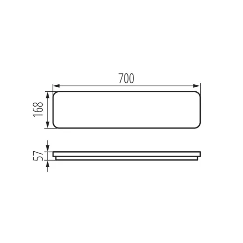 LINCEA 15-24W 07 CCT lámpa, max. 15/24 W, max. 2500-2600 lm, 3000-6500 K, IP40, fehér                 KAN38795