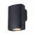 ZEVI EL 1GU10 B lámpa, fali, max. 10 W, IP54, fekete                                                  KAN38880