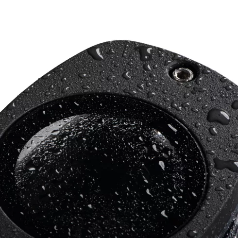 ZEVI EL 1GU10 B lámpa, fali, max. 10 W, IP54, fekete                                                  KAN38880